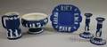 Five Wedgwood Dark Blue Jasper Dip Items