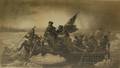Paul Girardet French 18211893 Engraver After Emanuel Gottlieb Leutze American 18161868 Washington Crossing the Delaware Si