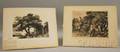 Sam Thal American 19031964 Lot of Two Etchings Above the Cove