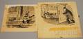 William Steig American 19072003 Lot of Two Pen and Ink Cartoons Husband Tiptoeing In