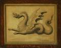 American School 19th20th Century Study for a Dragon