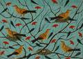 Decourcel Gourgue Haitian b 1927 Birds at Roost