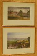 John Horder American 20th Century Lot of Three European Watercolors Blythburgh Near Southwold Suffolk UK