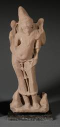 Carved Sandstone Figure