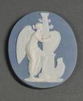 Wedgwood and Bentley Pale Blue Jasper Medallion