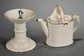 Two Wedgwood Cream Glazed Earthenware Items