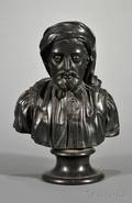 Wedgwood Black Basalt Bust of Chaucer