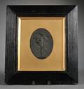 Wedgwood Black Basalt Plaque Depicting Hercules and the Erymanthean Boar