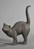 Wedgwood Black Basalt Cat