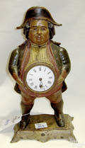 Bradley  Hubbard cast iron blinking eye clock ca 1860