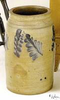 Large Pennsylvania stoneware jar ca 1840