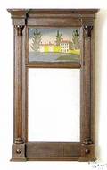 Pennsylvania Federal poplar mirror ca 1810