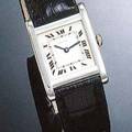 Montre bracelet Tank normale platinum gentlemans wristwatch Paris