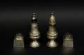 2 Pairs Salt  Pepper Shakers One Sterling Weight