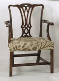 George III mahogany armchair ca 1790