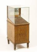 Sheaffers Pens Pencils Oak Display Case