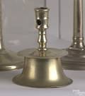 Spanish brass capstan candlestick early 17th c