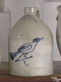 Twogallon stoneware single handle jug late 19th c