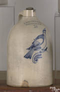 Twogallon stoneware jug late 19th c