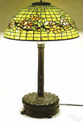 Tiffany Studios leaded glass table lamp