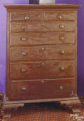 Lancaster County Pennsylvania Chippendale cherry tall chest ca1775