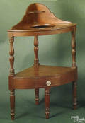 Pennsylvania Federal cherry corner washstand ca 1820