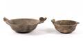 Group of Two Mississippian Indian Effigy Bowls