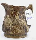 Rare American Rockingham pitcher ca 1850