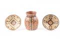 Group of 3 Peruvian Shipibo Pottery Vessels
