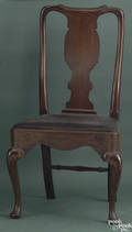 George II Irish mahogany side chair ca 1740