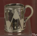 Canary silver luster small cup