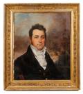 19th C Continental Oil Portrait of Gentleman