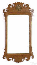 Queen Anne mahogany mirror ca 1750
