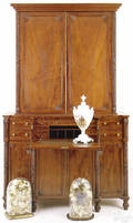 Regency mahogany secretary desk early 19th c