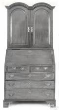 Queen Anne mahogany secretary bookcase ca 1750