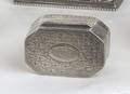 Silver rectangular form grater