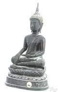 Southeast Asian bronze figure of a Buddha 19th c
