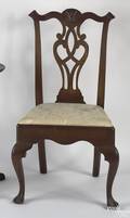 Delaware Valley Queen Anne walnut side chair ca 1760