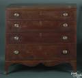 Pennsylvania Federal walnut chest of drawers ca 1810