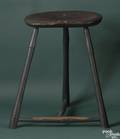 Pennsylvania poplar windsor stool ca 1790