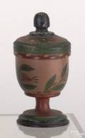 Lidded cup by Joseph Lehn Elizabethtown Township Lancaster County mid 19th c