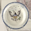 Leeds blue feather edge toddy plate