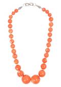 Chinese Natural Coral Beaded Necklace