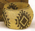 Yurok  Karok deep twined basket bowl ca 1910  1920