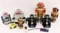 Group of Eight Robots Circa 1980s