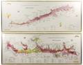 Pair of Maps Great Vineyards of Burgundy France