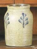 Pennsylvania stoneware jar ca 1860