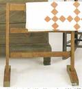 Tiger maple drying rack mid 19th c