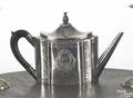 English silver teapot by Robert  David Hennell ca 1795
