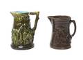Two Majolica Pitchers